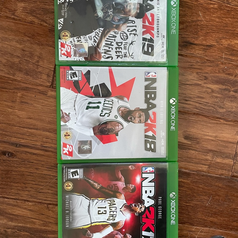 Xbox One, 2k17, 2k18, 2k19 bundle.